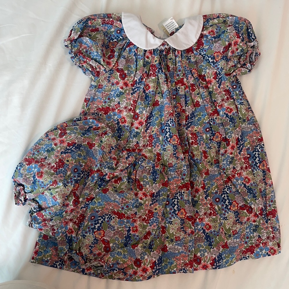 EUC Floral Collar Dress